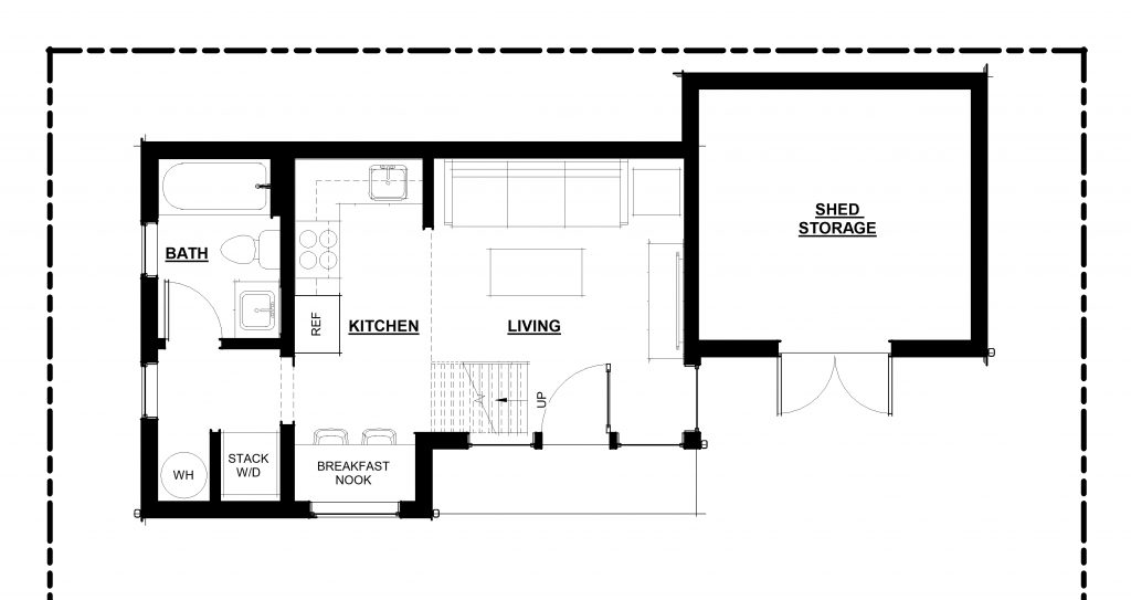 700 SOUTH - Floor Plan - A PRESENT 01