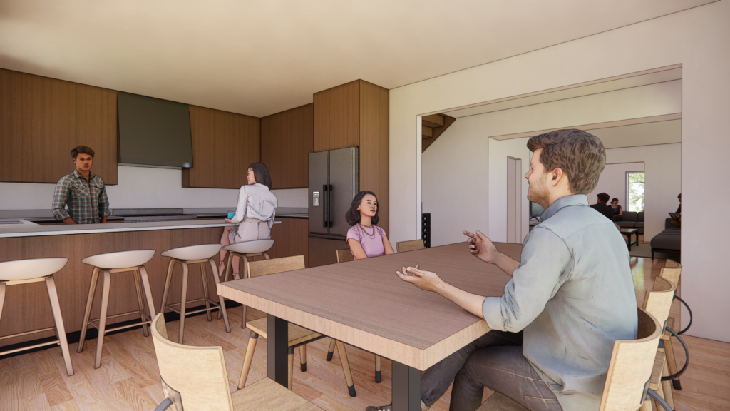 INTERIOR DINING TO LIVING